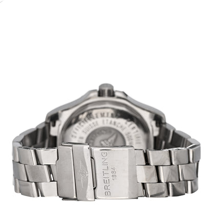 Breitling Stainless Steel 41mm Colt Automatic Watch Blue A17380 3 of 4