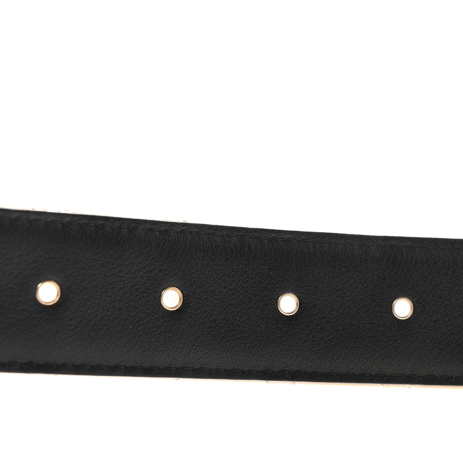 Chanel Lambskin Quilted CC Belt 75 30 Beige 5 of 5