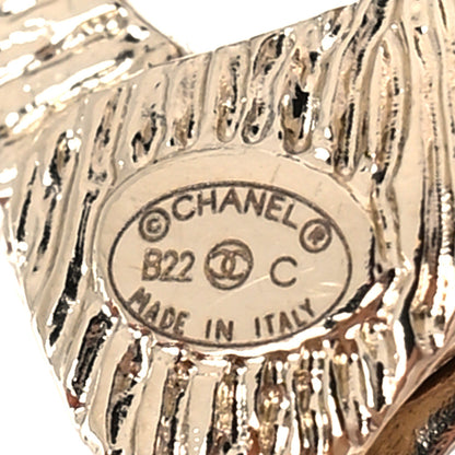 Chanel Pearl CC Camellia Bracelet Gold White 5 of 5