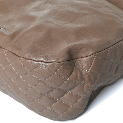 Jimmy Choo Lambskin Biker Hobo Beige 12 of 24