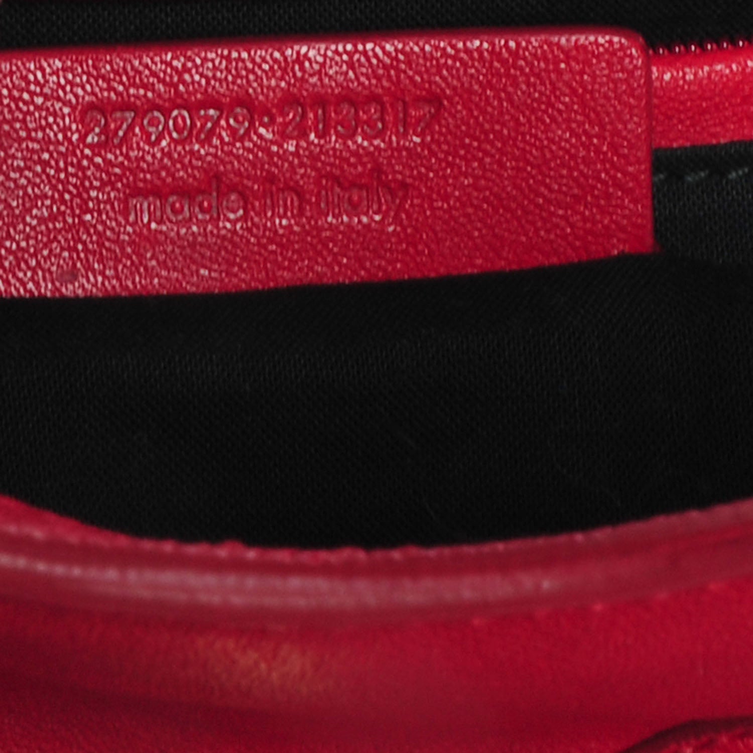 Saint Laurent Sheepskin Medium Cabas ChYc Red 9 of 9