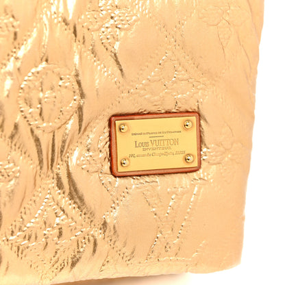 Louis Vuitton Jacquard Quilted Monogram Limelight Clutch MM Gold 10 of 14