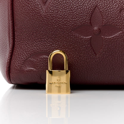 Louis Vuitton Empreinte Monogram Giant Speedy Bandouliere 25 Wine 8 of 15