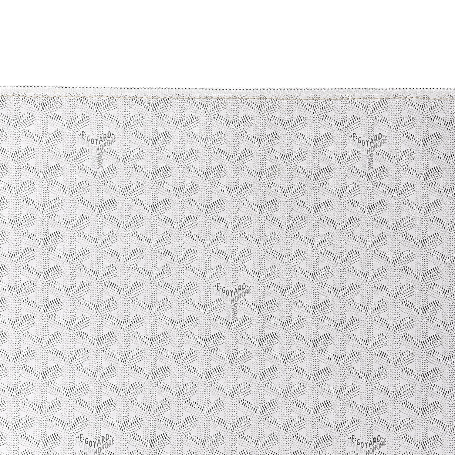 Goyard Goyardine Senat Pochette GM White 6 of 6