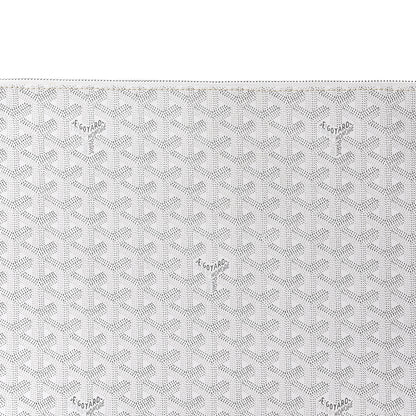 Goyard Goyardine Senat Pochette GM White 6 of 6