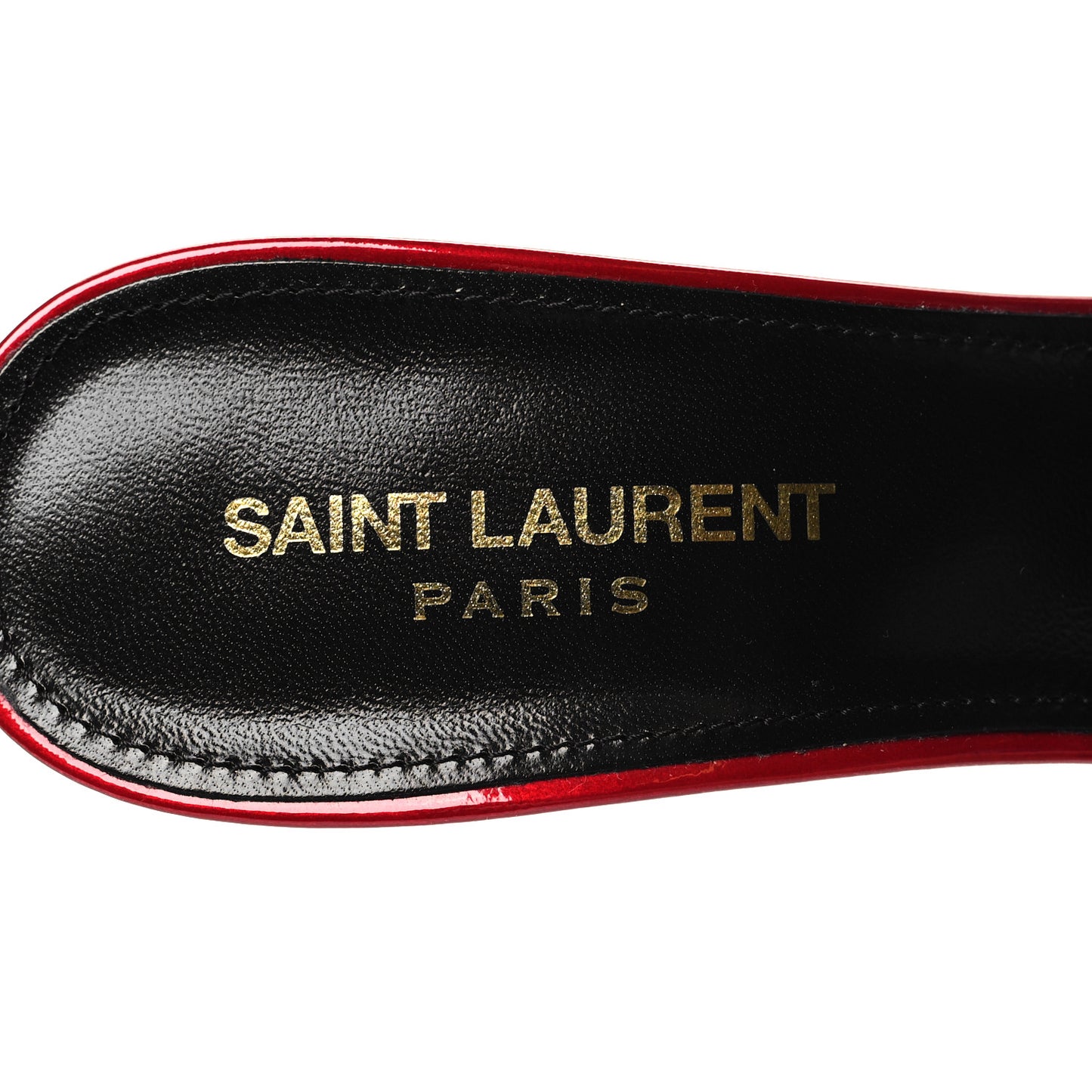 Vernice Gloss La 16 95 Mule Sandals 39.5 Tibet Red