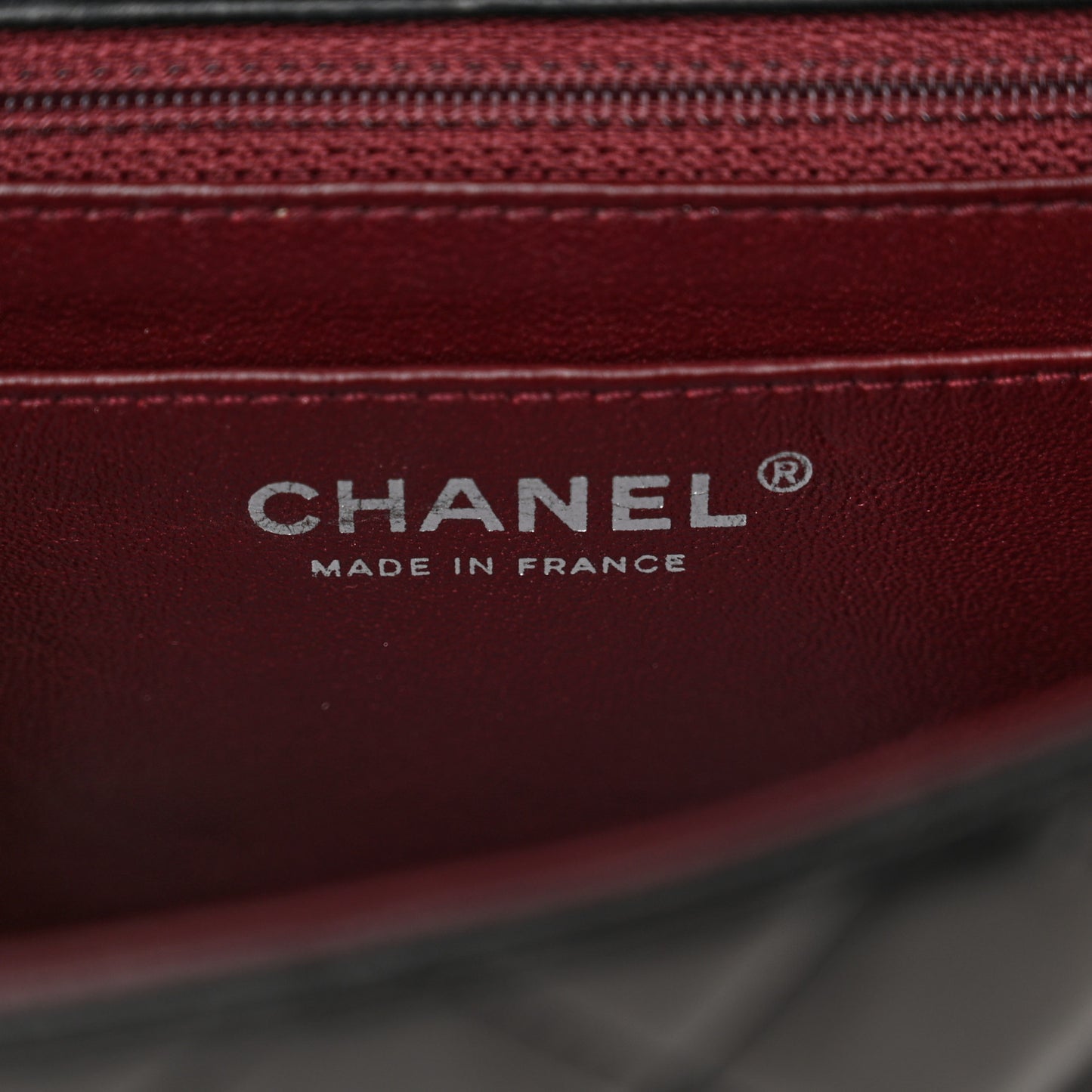 Lambskin Quilted Mini Square Flap Black
