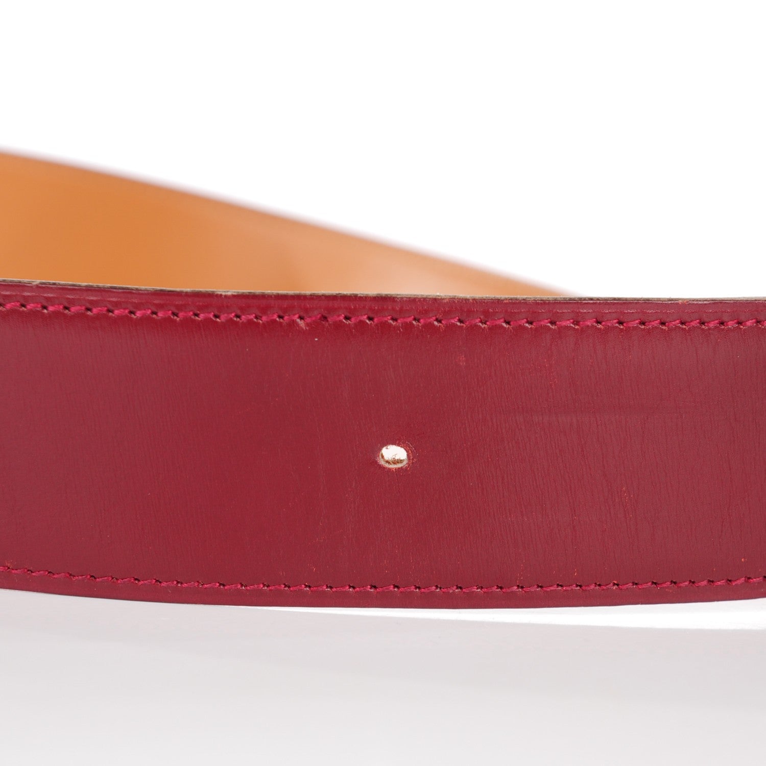 Hermes Box Enamel 42mm Constance Belt 80 Rouge H 2 of 10