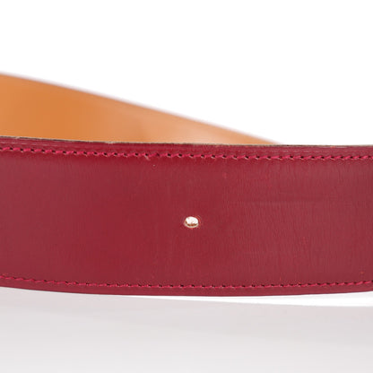 Hermes Box Enamel 42mm Constance Belt 80 Rouge H 2 of 10