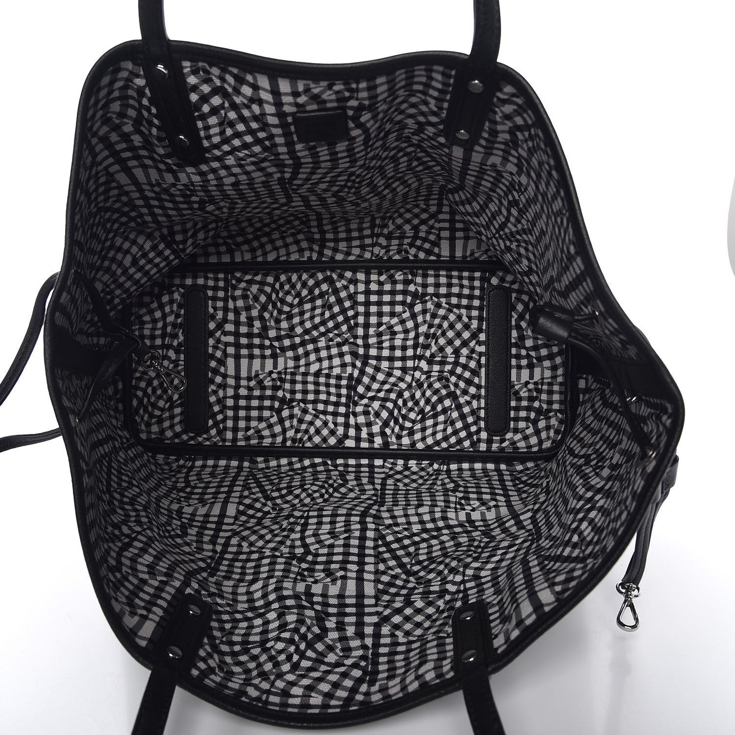 Visetos Medium Reversible Shopper Tote Black