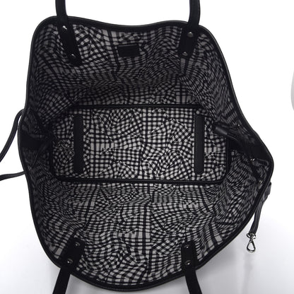MCM Visetos Medium Reversible Shopper Tote Black 7 of 11