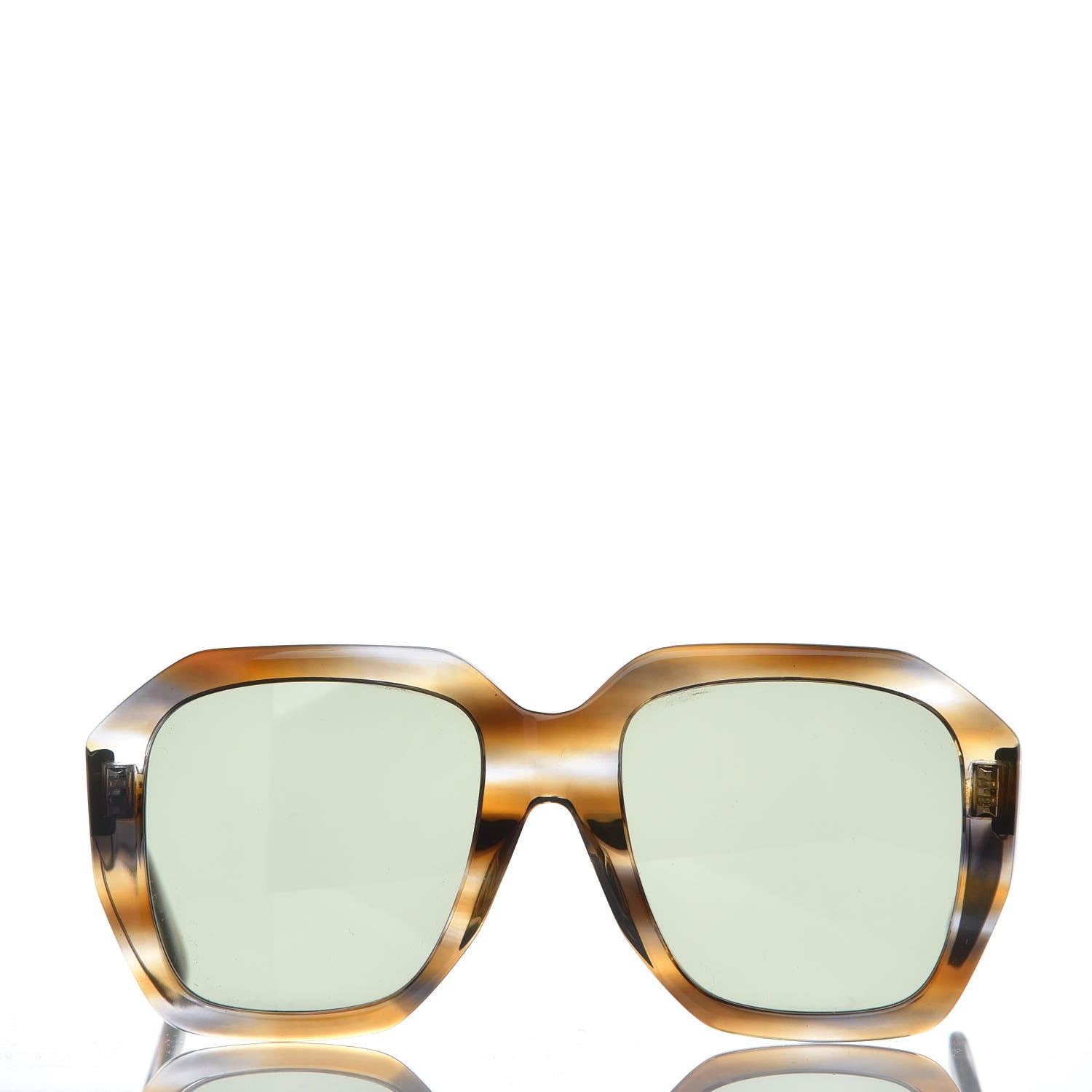 Celine Acetate Square Sunglasses CL40045F Brown 4 of 8