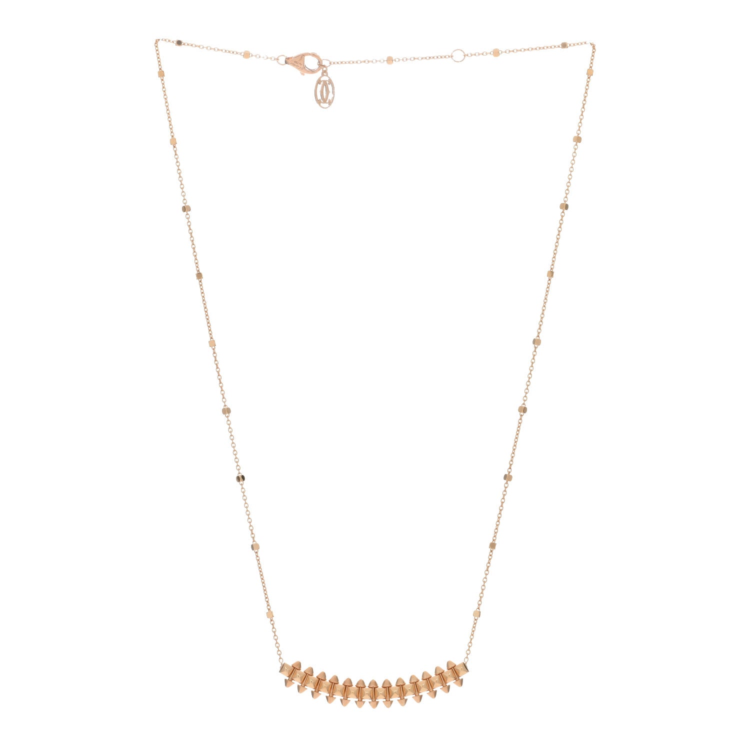 Cartier 18K Pink Gold Small Clash de Cartier Necklace 2 of 4
