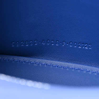 Balenciaga Strass Suede Hourglass Top Handle Bag XS Electric Blue 8 of 11