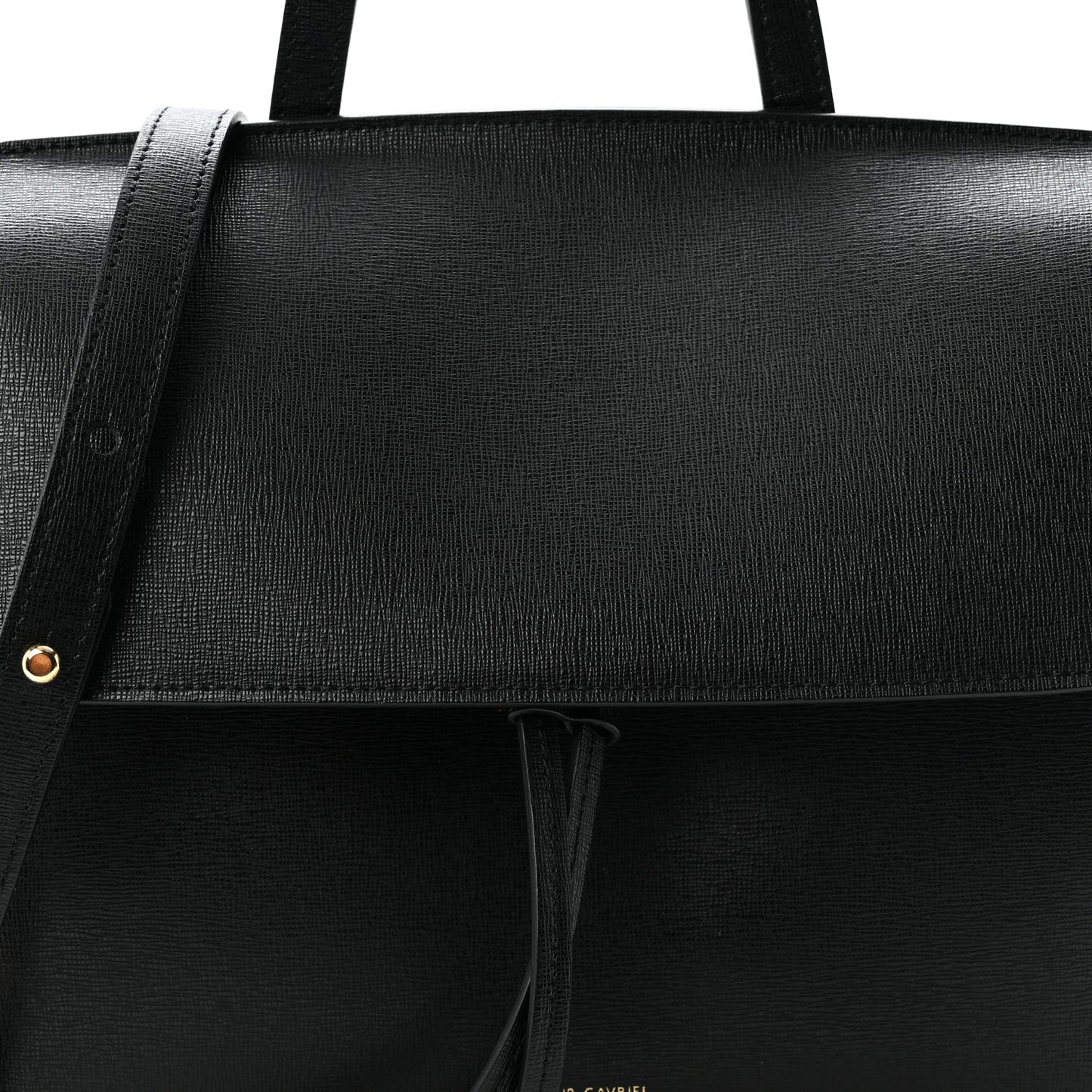 Saffiano Mini Lady Bag Black Flamma