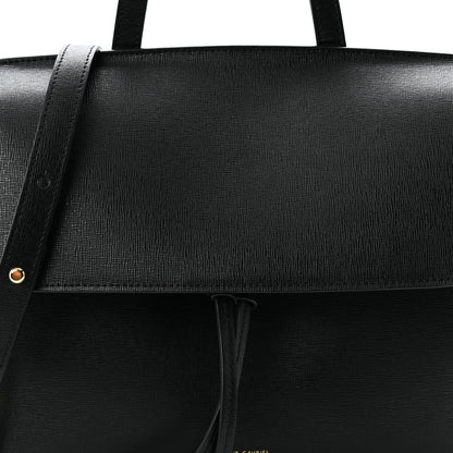 Mansur Gavriel Saffiano Mini Lady Bag Black Flamma 8 of 10