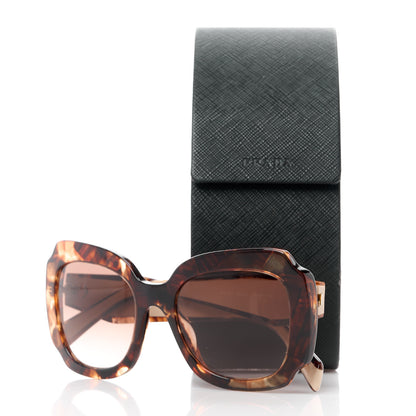 Prada Acetate Square Sunglasses SPR 16Y Havana Beige 8 of 8