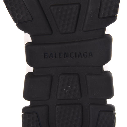 Balenciaga Neoprene Knit Bonjour Paris Womens Speed Sneakers 36 Black White Red 6 of 8