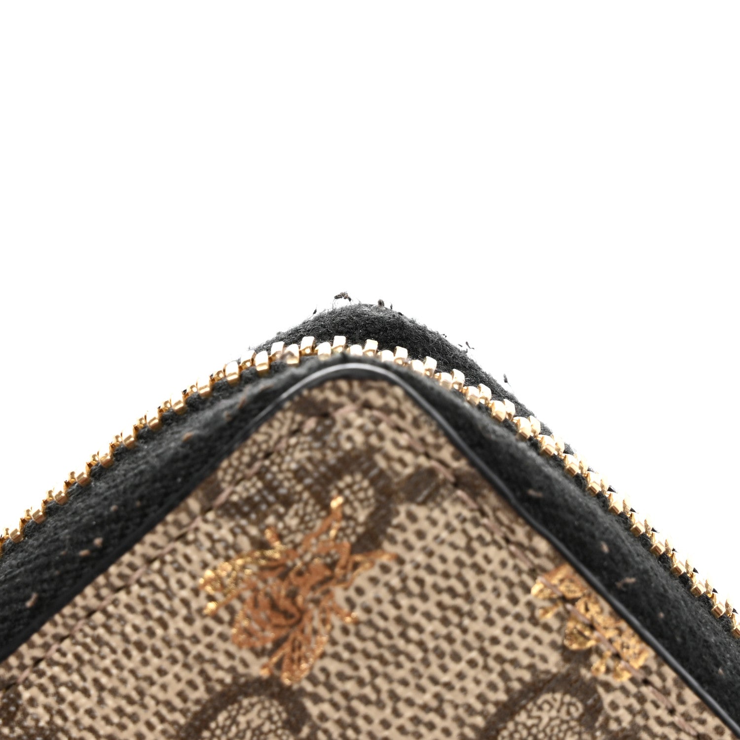 Gucci GG Supreme Monogram Bees Zip Around Wallet 10 of 10