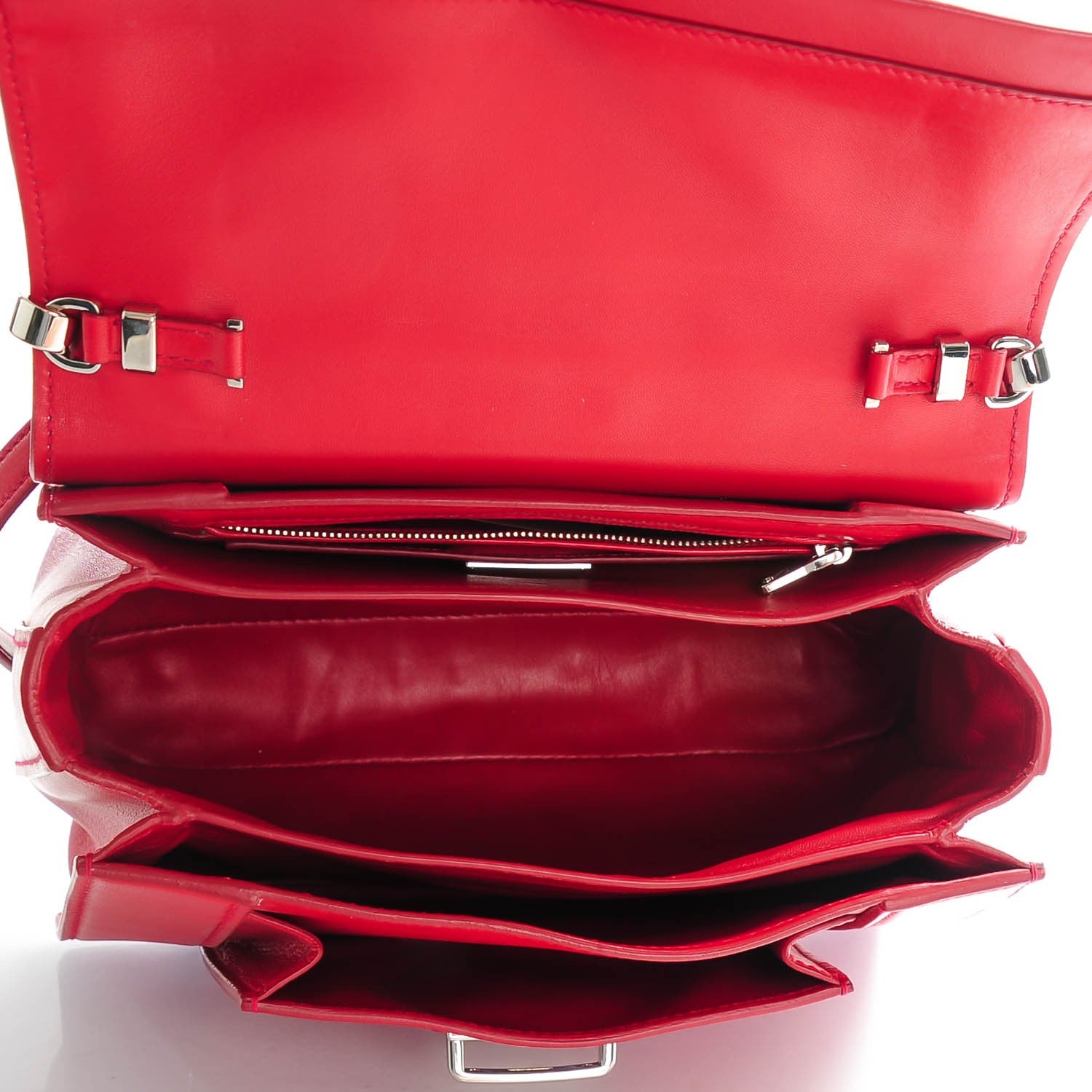 Miu Miu Nappa Top Handle Bag Fuoco 5 of 8