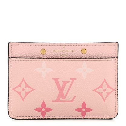 Louis Vuitton Empreinte Monogram Giant By The Pool Card Holder Bouton De Rose 1 of 8