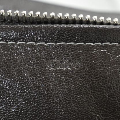 Chloe Leather Eclipse Tote Brown 8 of 10