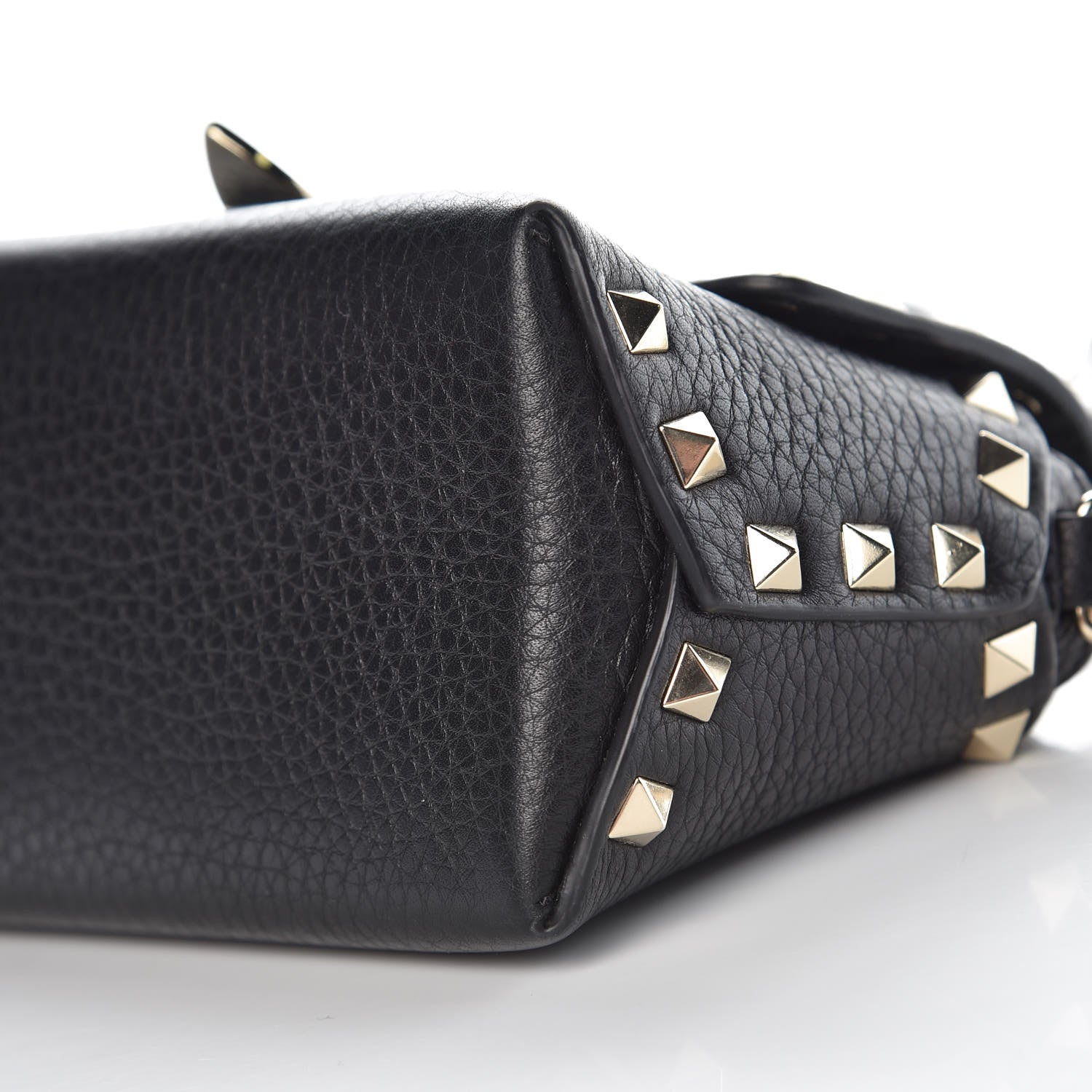 Valentino Garavani Vitello Mini Rockstud Crossbody Bag Black 9 of 10