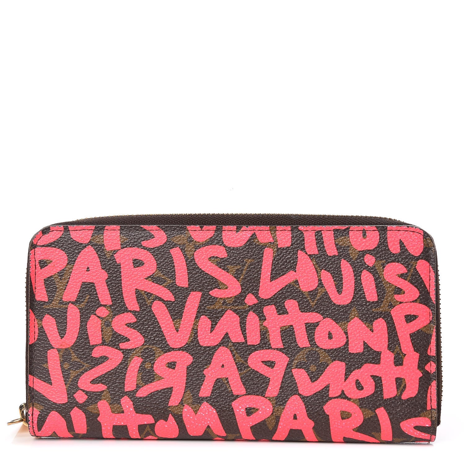 Louis Vuitton Monogram Graffiti Zippy Wallet Fuchsia 1 of 17