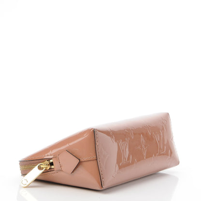 Louis Vuitton Vernis Cosmetic Pouch Rose Velours 4 of 12