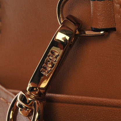 MCM Visetos Large Patricia Chain Wallet Cognac 9 of 9