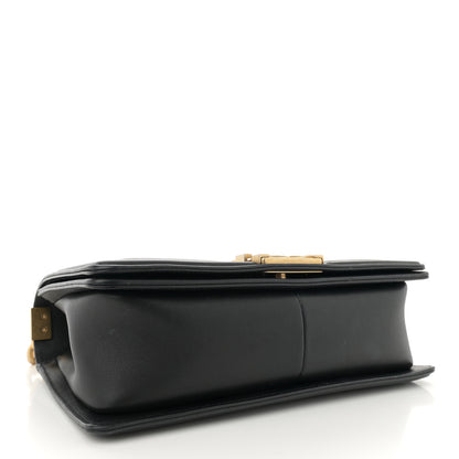 Chanel Lambskin Quilted Medium Boy Flap Black 4 of 12
