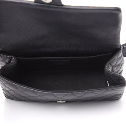 Chanel Grained Calfskin Quilted 2.55 Reissue Flap Belt Bag Clutch Black 5 of 9