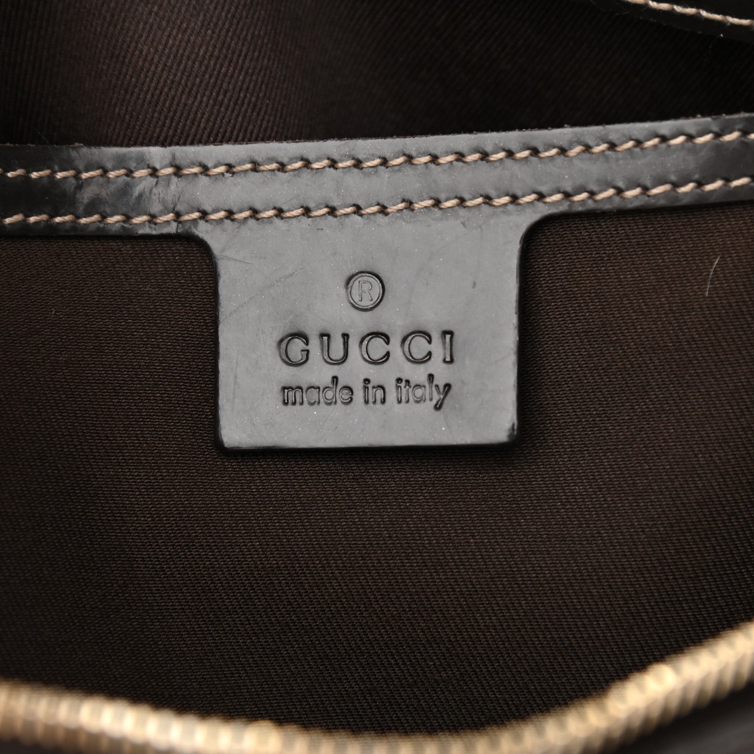 Gucci GG Supreme Monogram Medium Boston Dark Brown 6 of 10