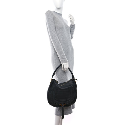 Chloe Calfskin Medium Marcie Hobo Black 2 of 8