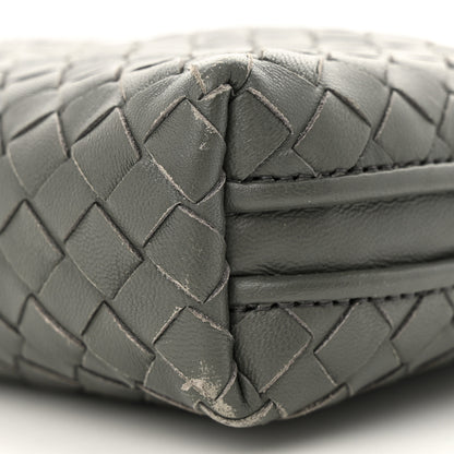 Bottega Veneta Nappa Intrecciato Nodini Crossbody Messenger New Light Grey 10 of 13