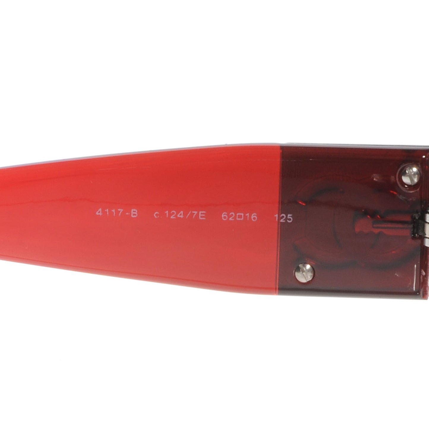 Crystal CC Logo Sunglasses 4117 B Red