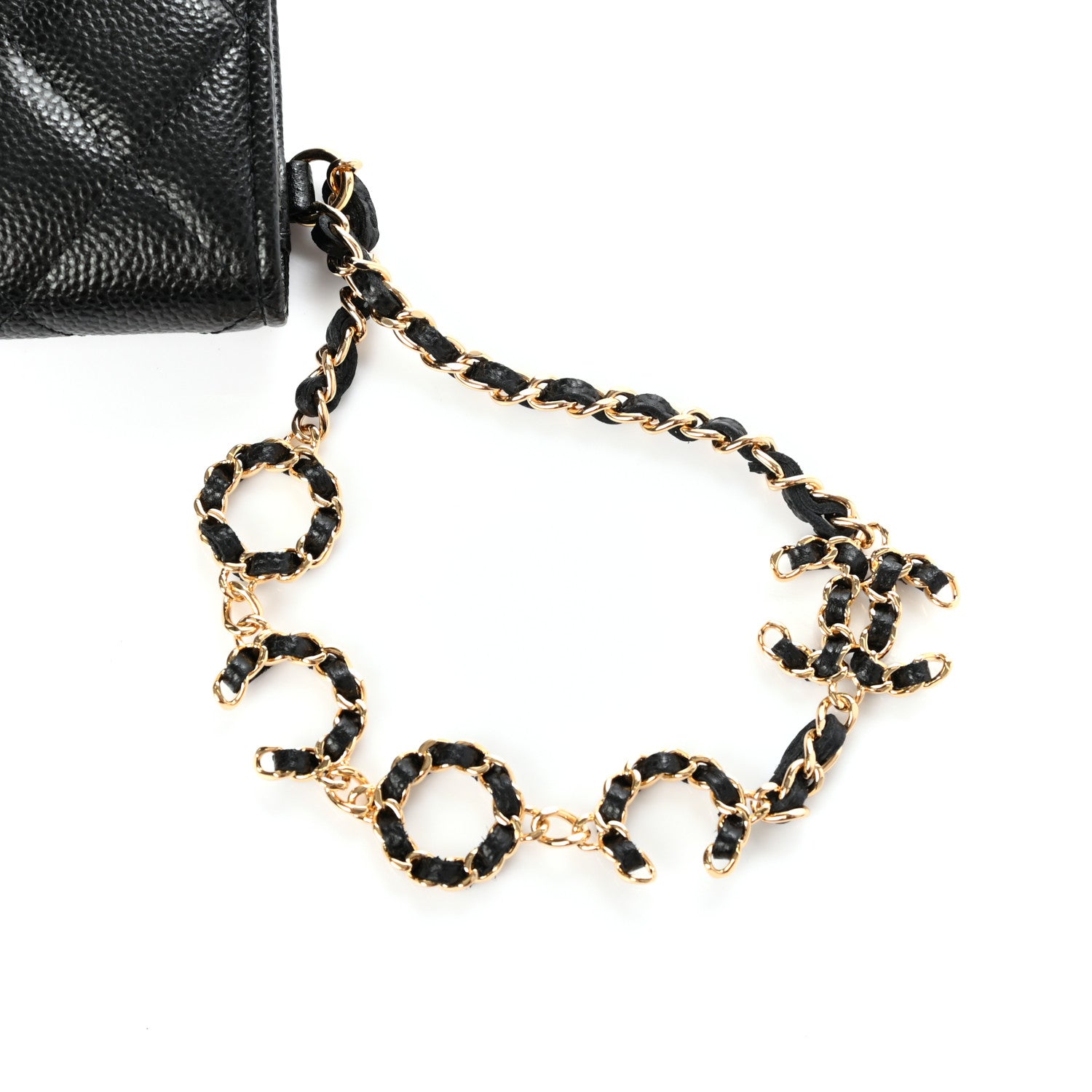 Chanel Caviar Quilted Miss Coco Clutch With Chain Black 9 of 9