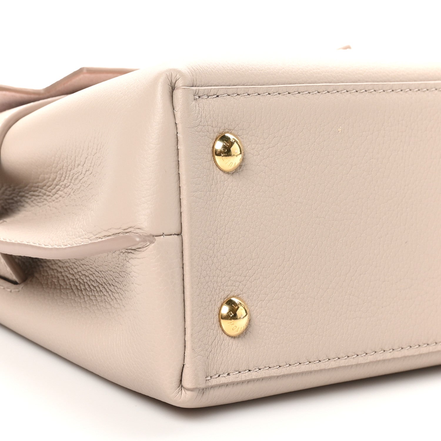 Louis Vuitton Soft Calfskin Mini Lockme Ever Greige 8 of 9