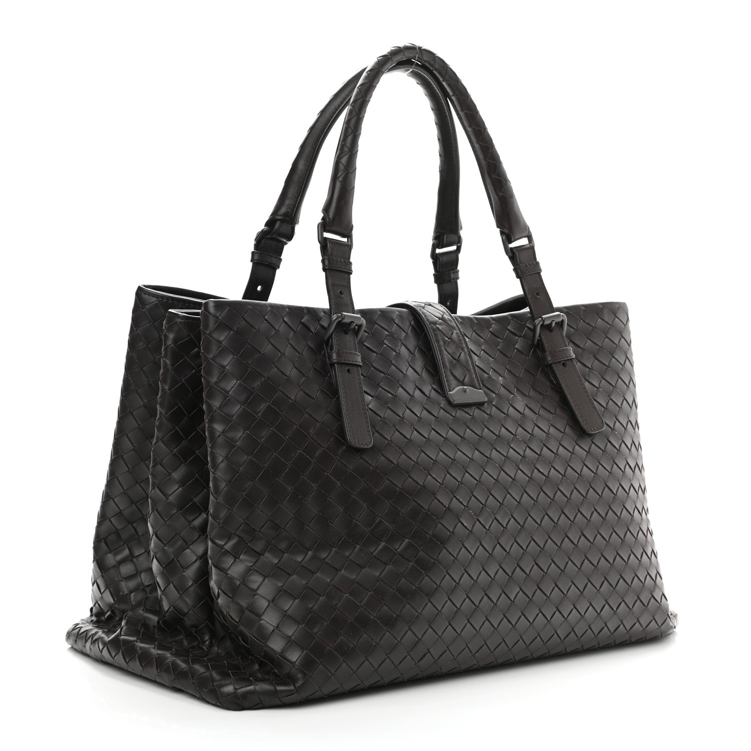 Bottega Veneta Nappa Intrecciato Medium Roma Tote Moro Moro 3 of 10