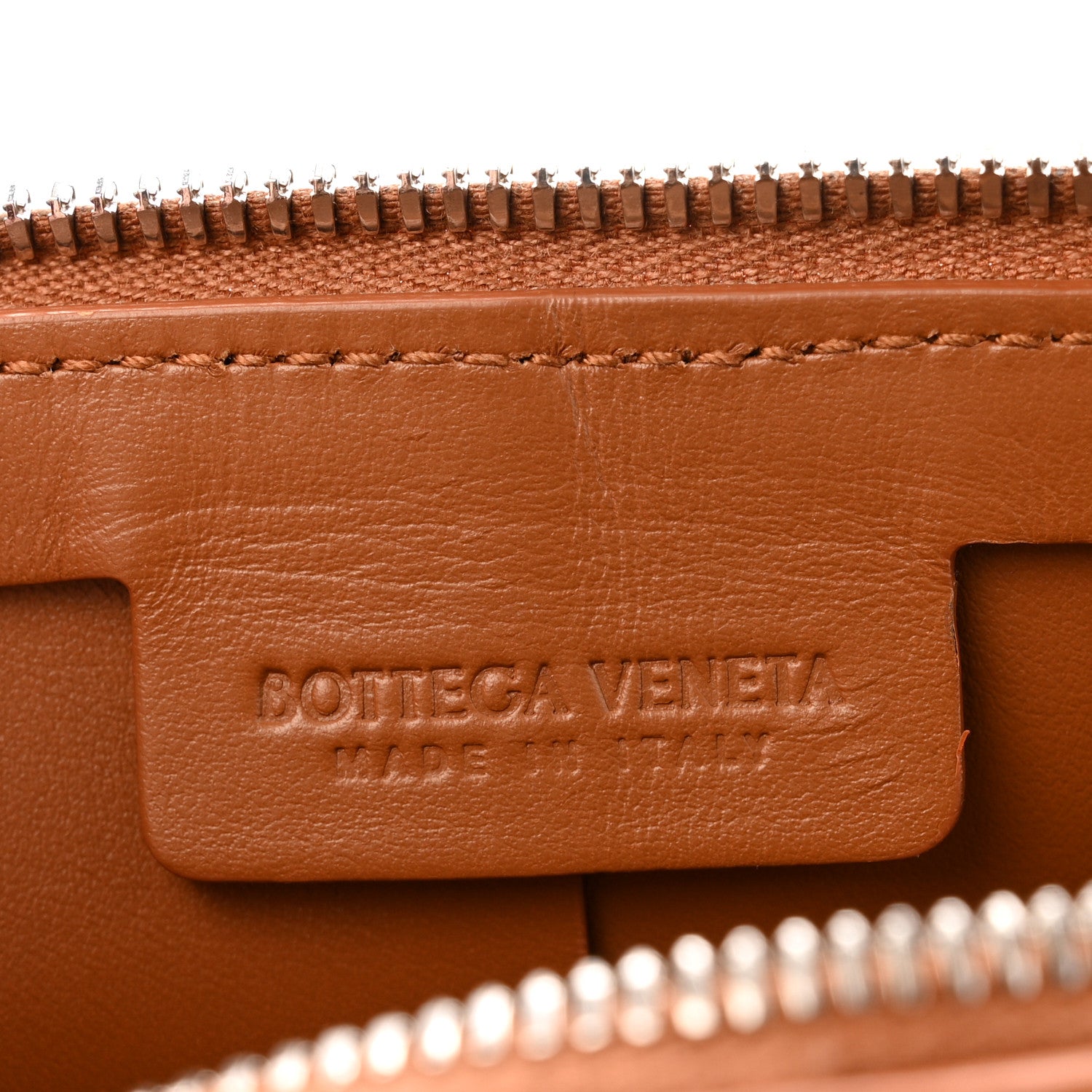 Bottega Veneta Lambskin Maxi Intrecciato Cassette Camera Bag Caramel 6 of 12