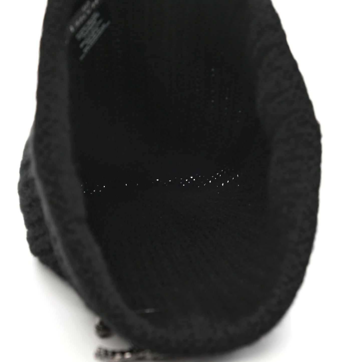 Cashmere CC Brooch Beanie Hat Black