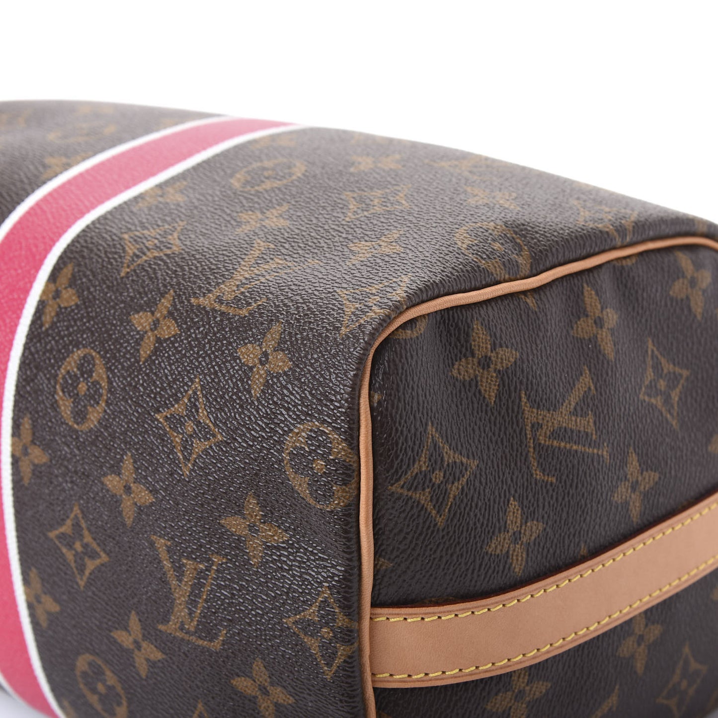 Monogram My LV Heritage Speedy Bandouliere 25 Fuchsia White