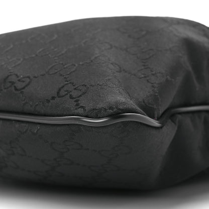 Gucci Nylon Monogram Mini Flat Messenger Bag Black 9 of 9