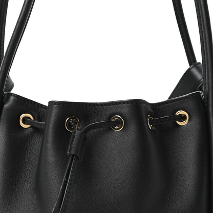 Prada Soft Calfskin Mini Darling Bucket Bag Black 8 of 10