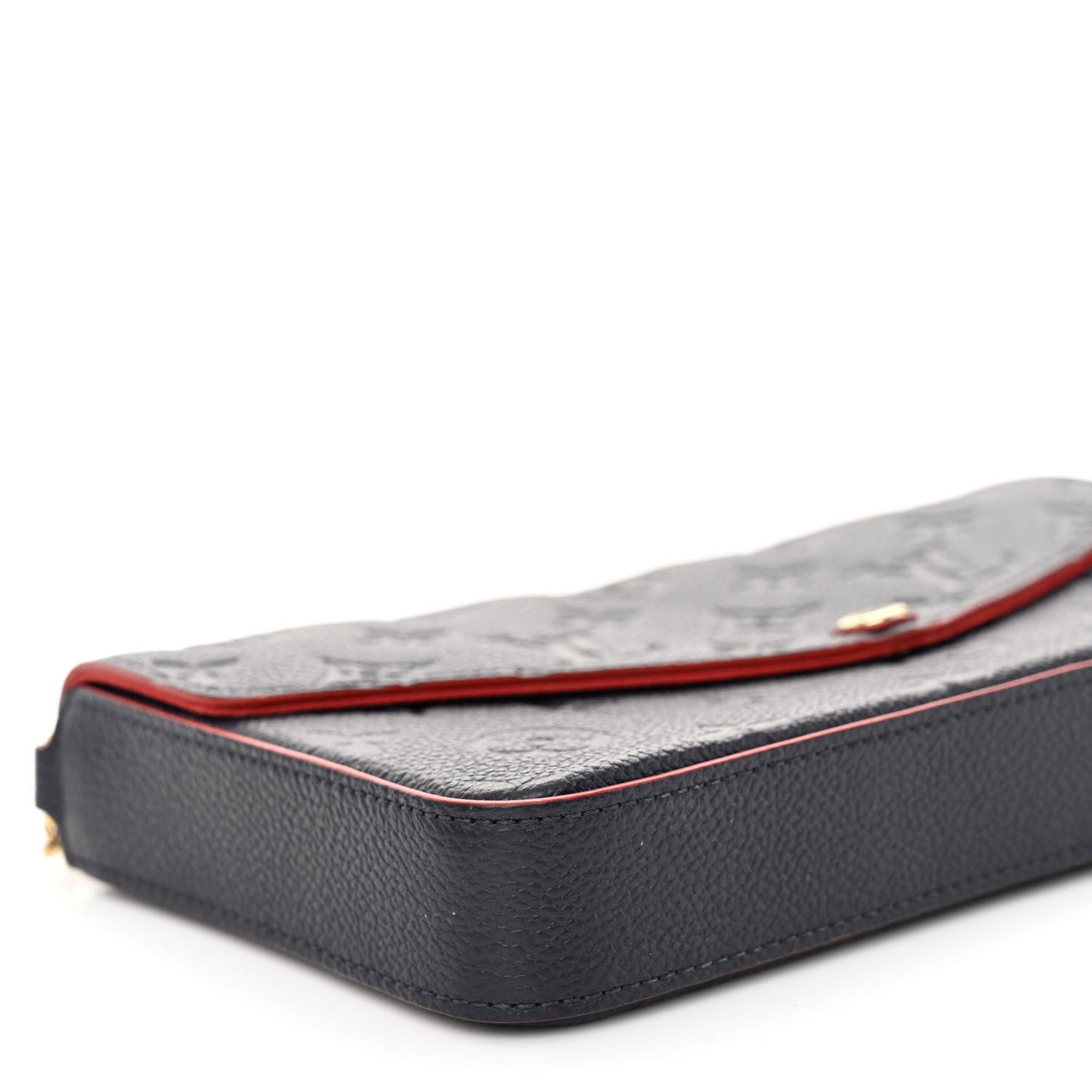 Empreinte Pochette Felicie Chain Wallet Marine Rouge