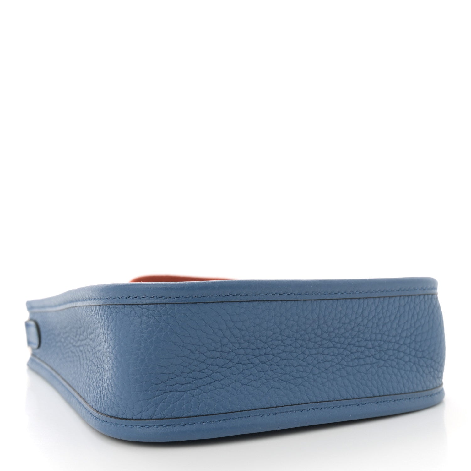 Hermes Taurillon Clemence Amazone Evelyne TPM Bleu Agate Cuivre 4 of 11