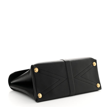 Louis Vuitton Grained Smooth Calfskin Rose Des Vents MM Black 5 of 13