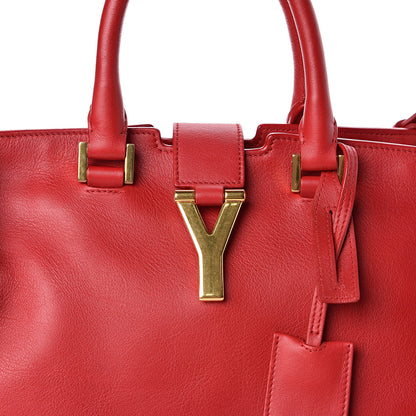 Saint Laurent Calfskin Small Classic Y Cabas Red 12 of 12