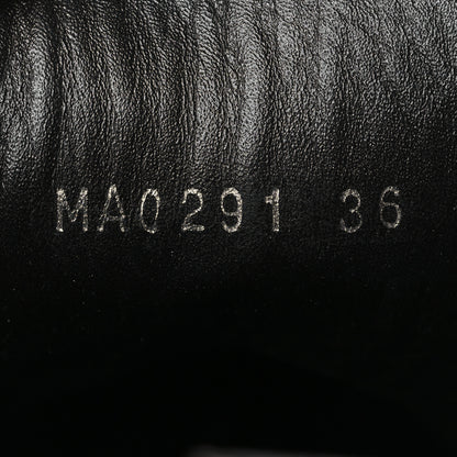 Louis Vuitton Suede Calfskin Monogram Laureate Platform Desert Boots 36 Black 7 of 9