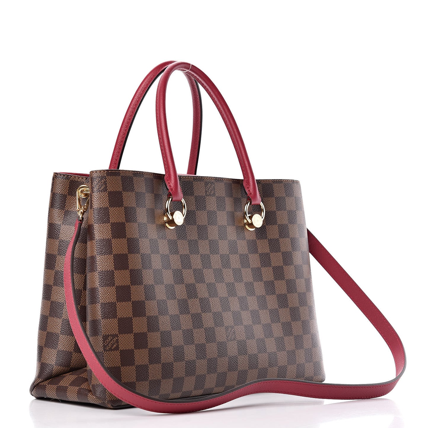 Damier Ebene LV Riverside Lie De Vin